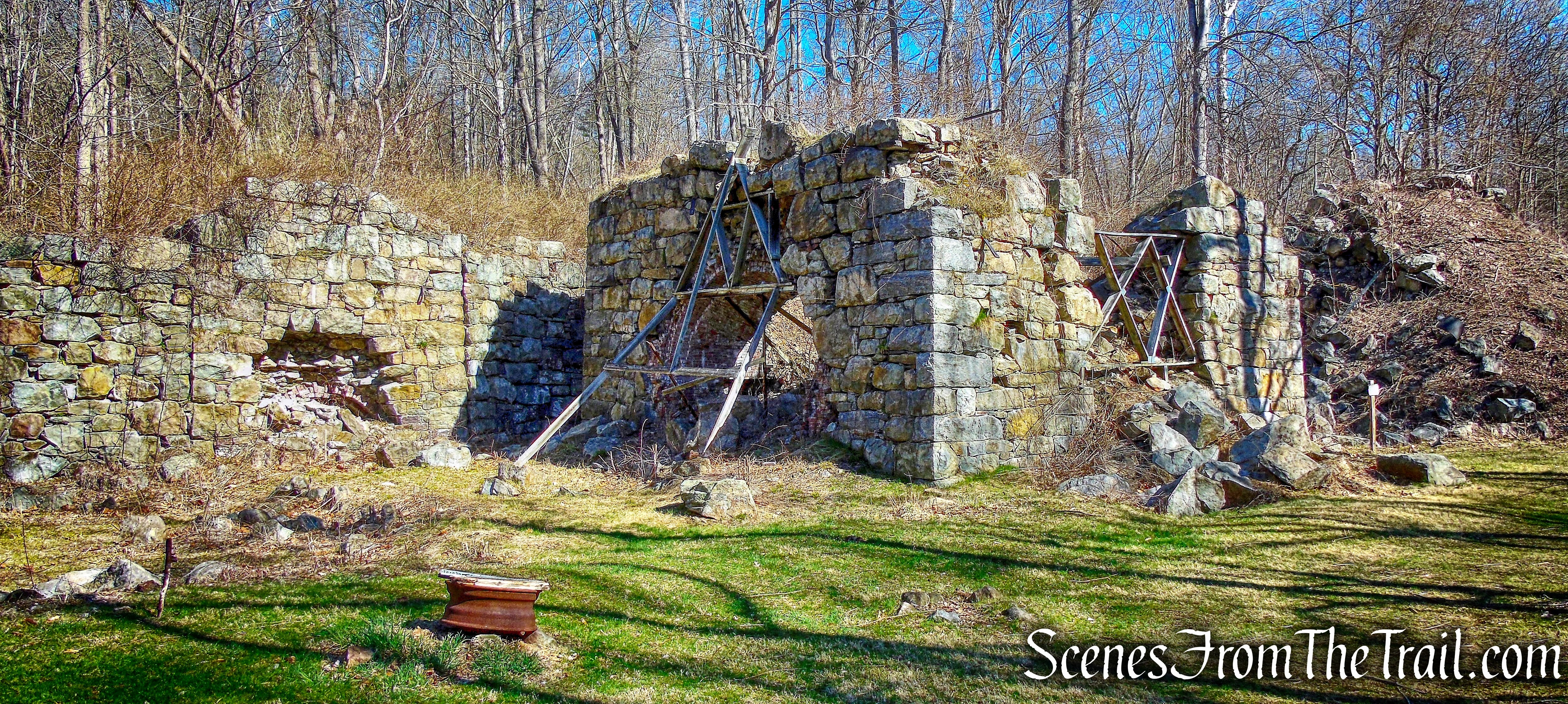 Civil War era blast furnace