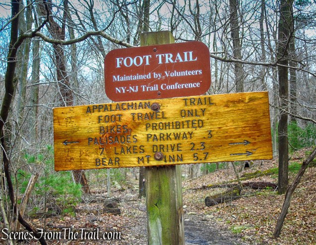 intersection with the Appalachian Trail