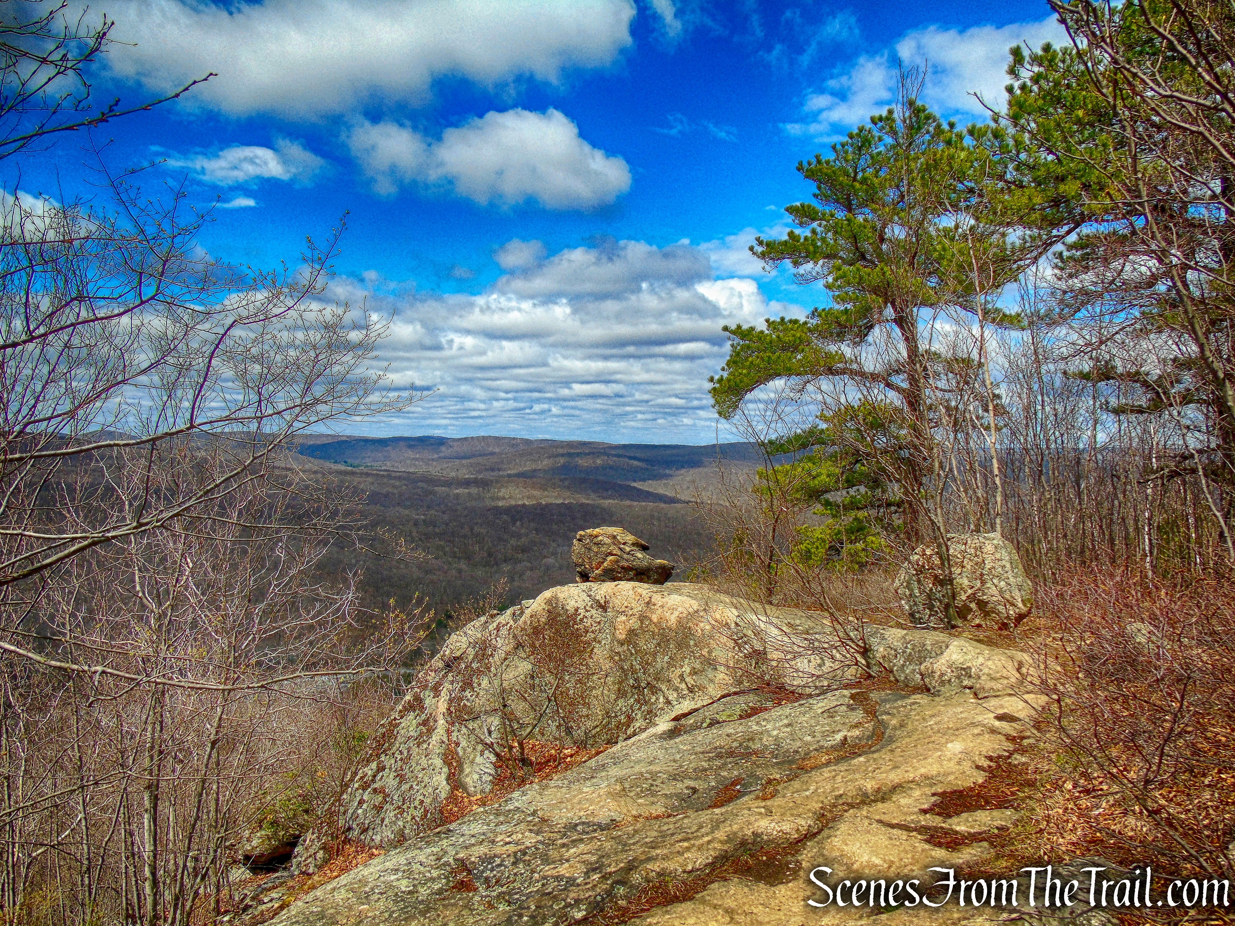 Balancing Rock - coaligned AT/Timp-Torne Trail