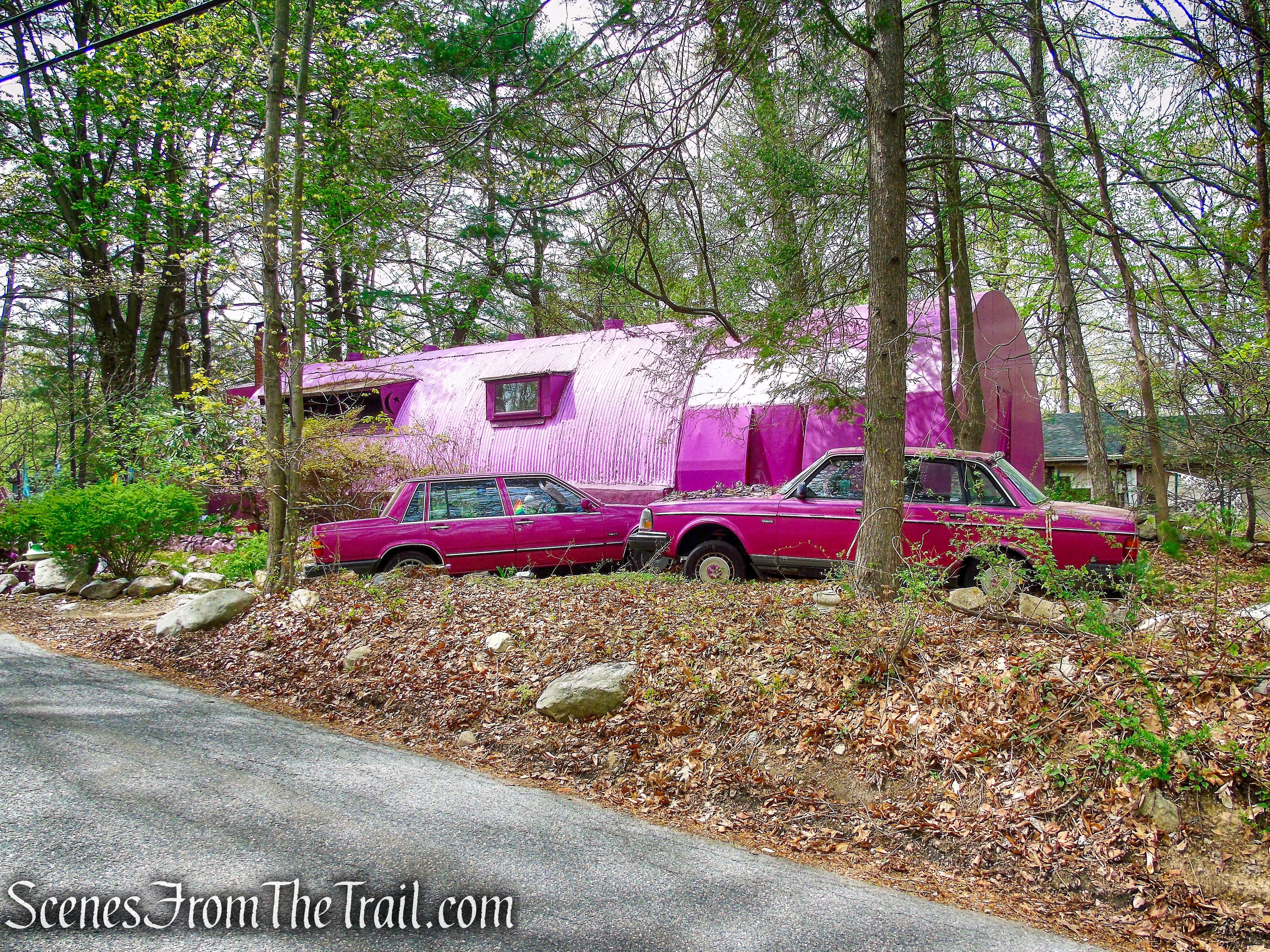 purple quonset hut - Snake Den Road