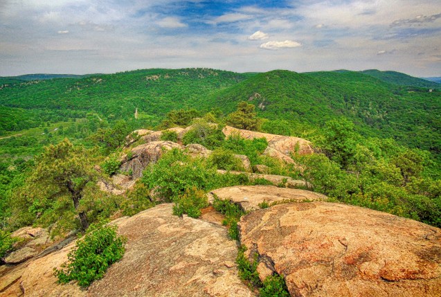 Looking north from the summit of The Torne