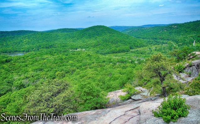 Looking northwest from the summit of The Torne