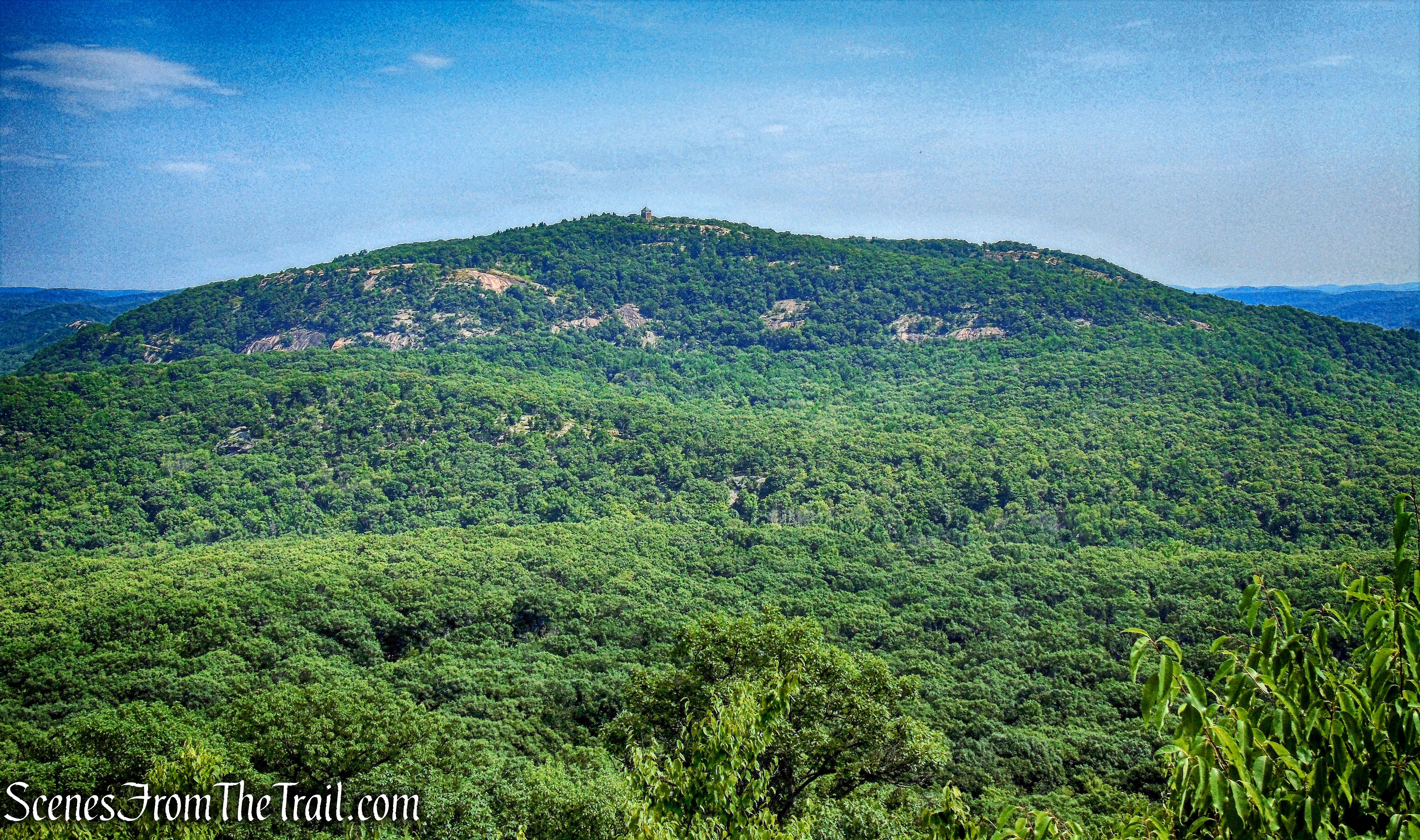 view of Bear Mountain from West Mountain