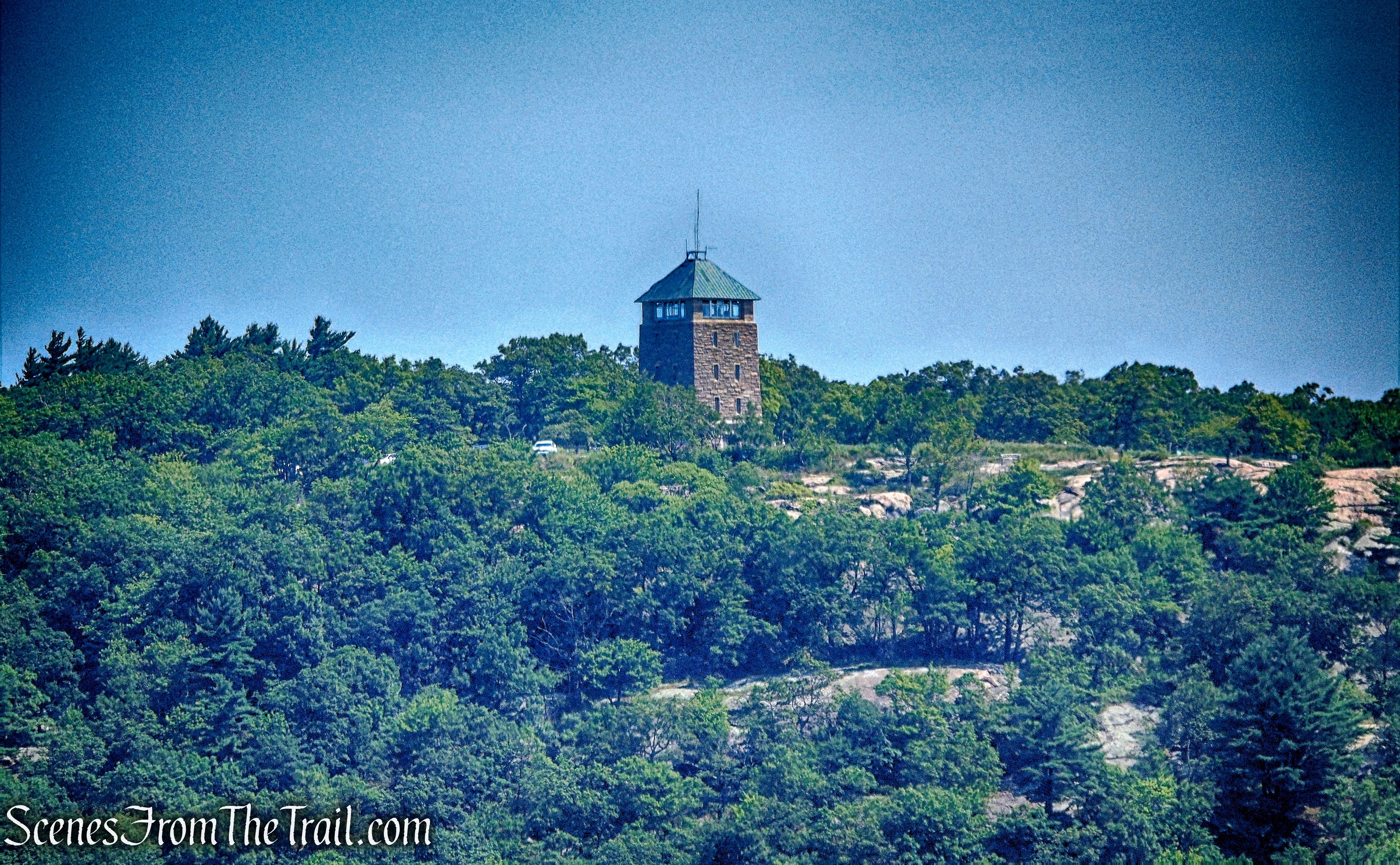 Perkins Memorial Tower from West Mountain