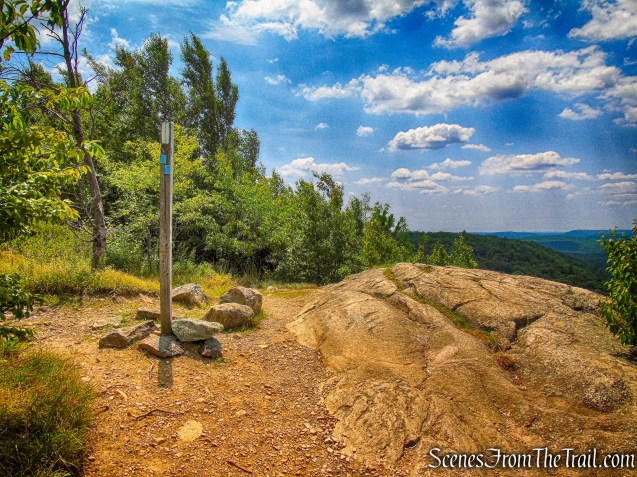 continue straight on Appalachian Trail