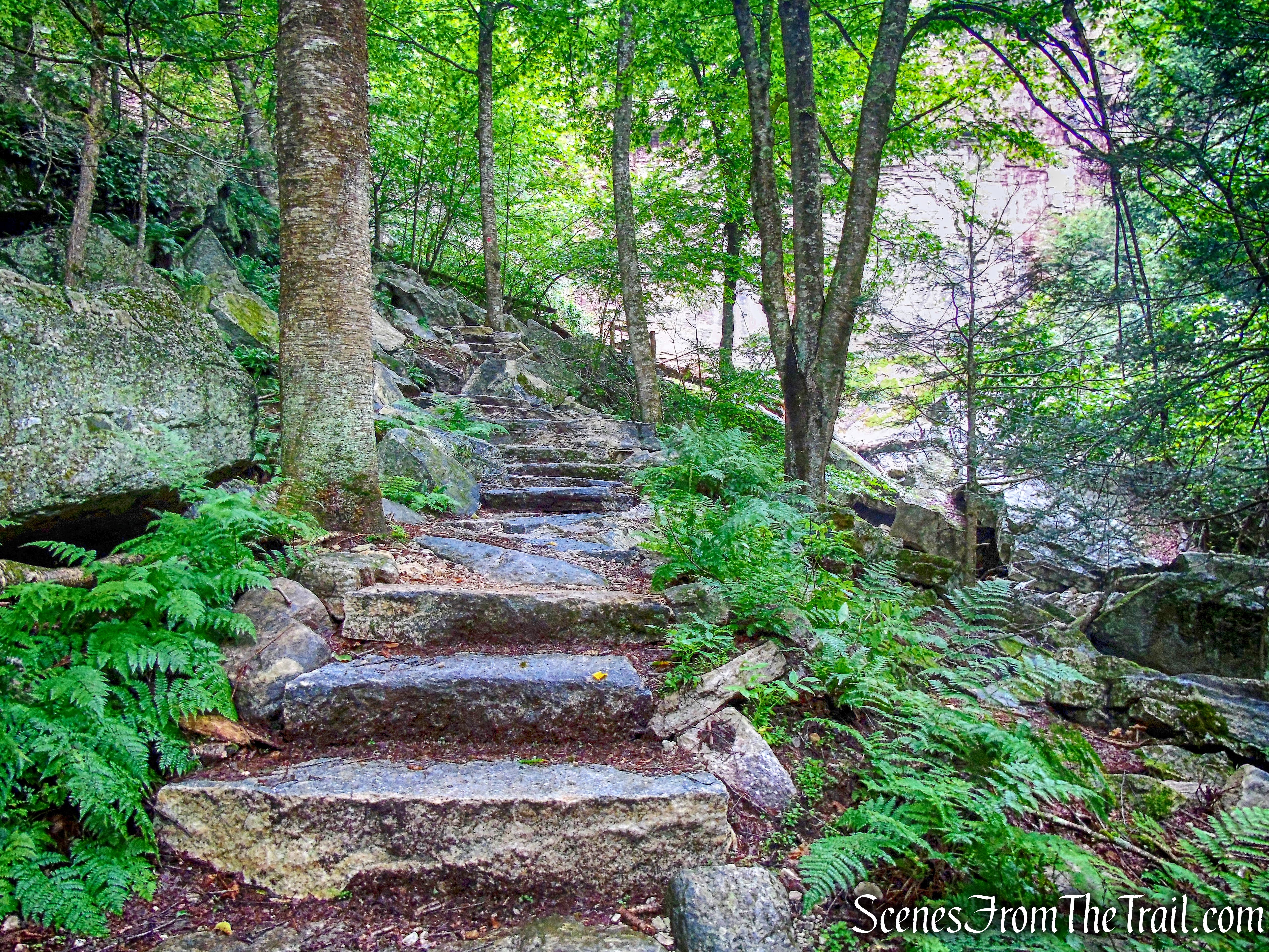stone steps - Stony Kill Falls Trail