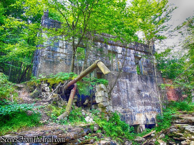 Hydroelectric Power House ruins on the Peter's Kill