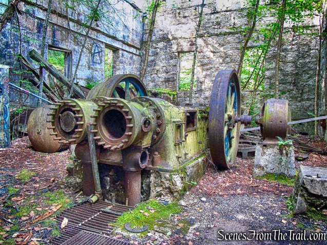 Hydroelectric Power House ruins on the Peter's Kill