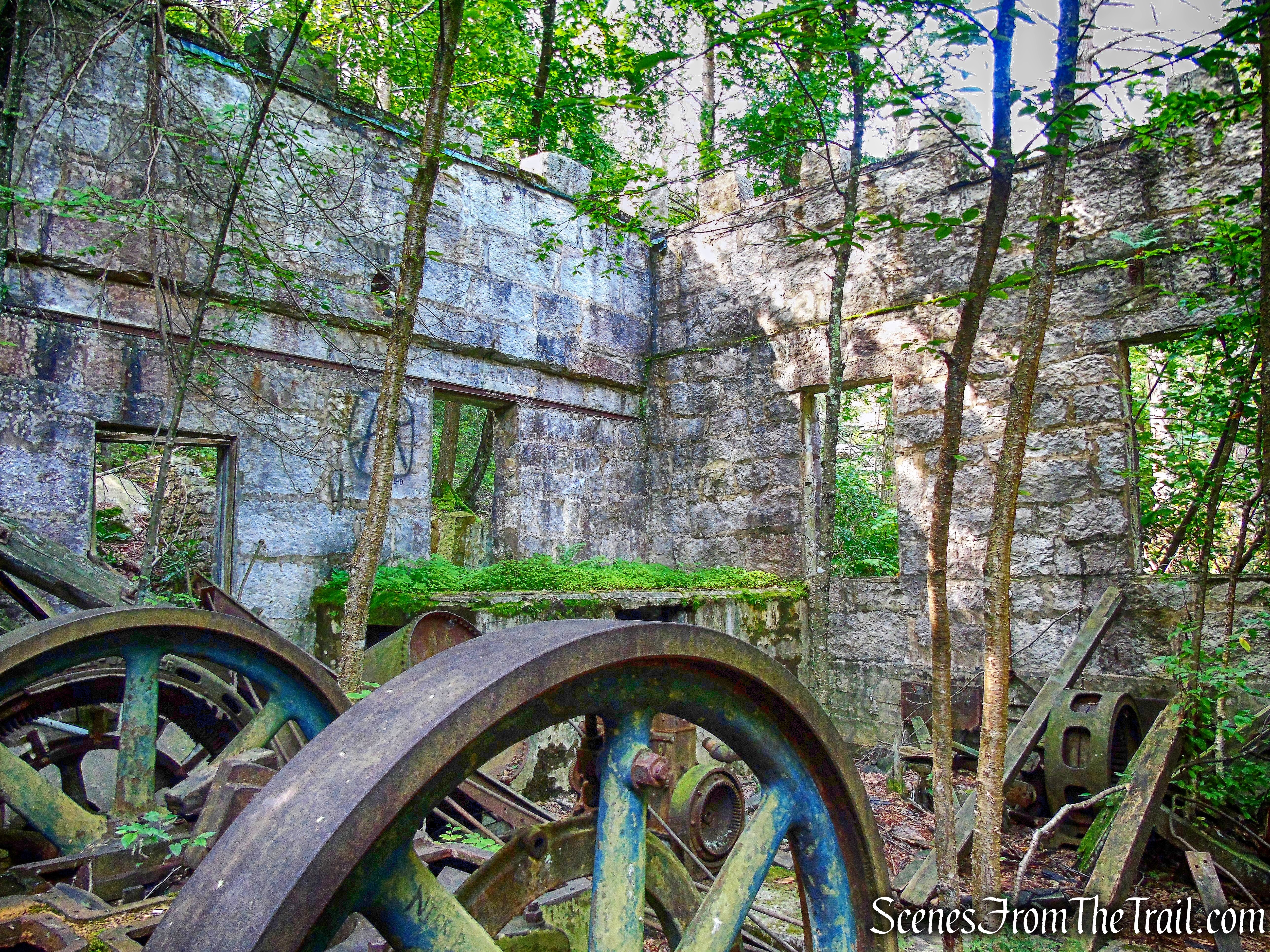 Hydroelectric Power House ruins on the Peter's Kill