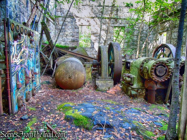 Hydroelectric Power House ruins on the Peter's Kill