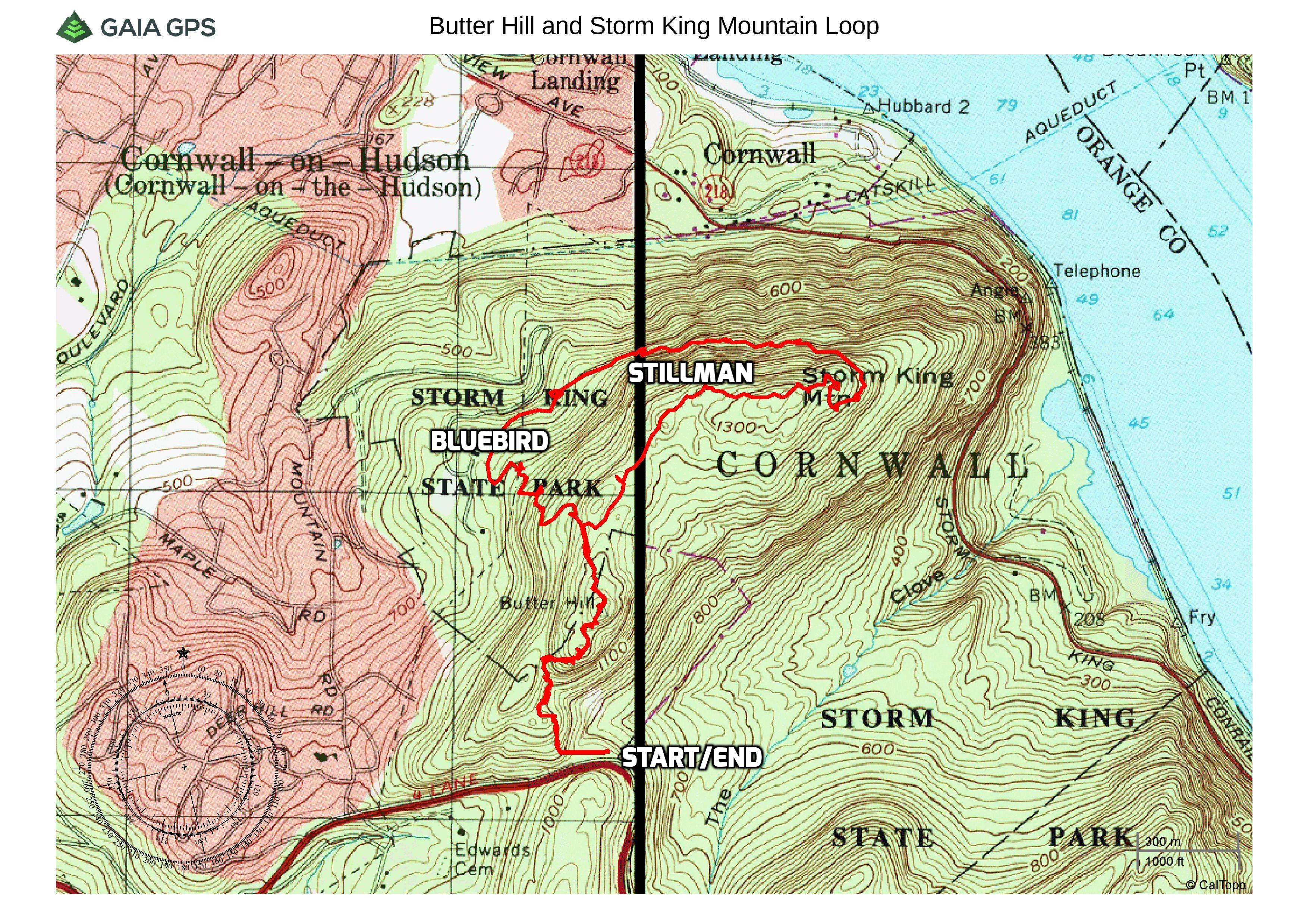 Butter Hill and Storm King Mountain Loop