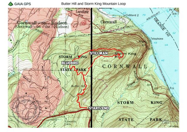 Butter Hill and Storm King Mountain Loop