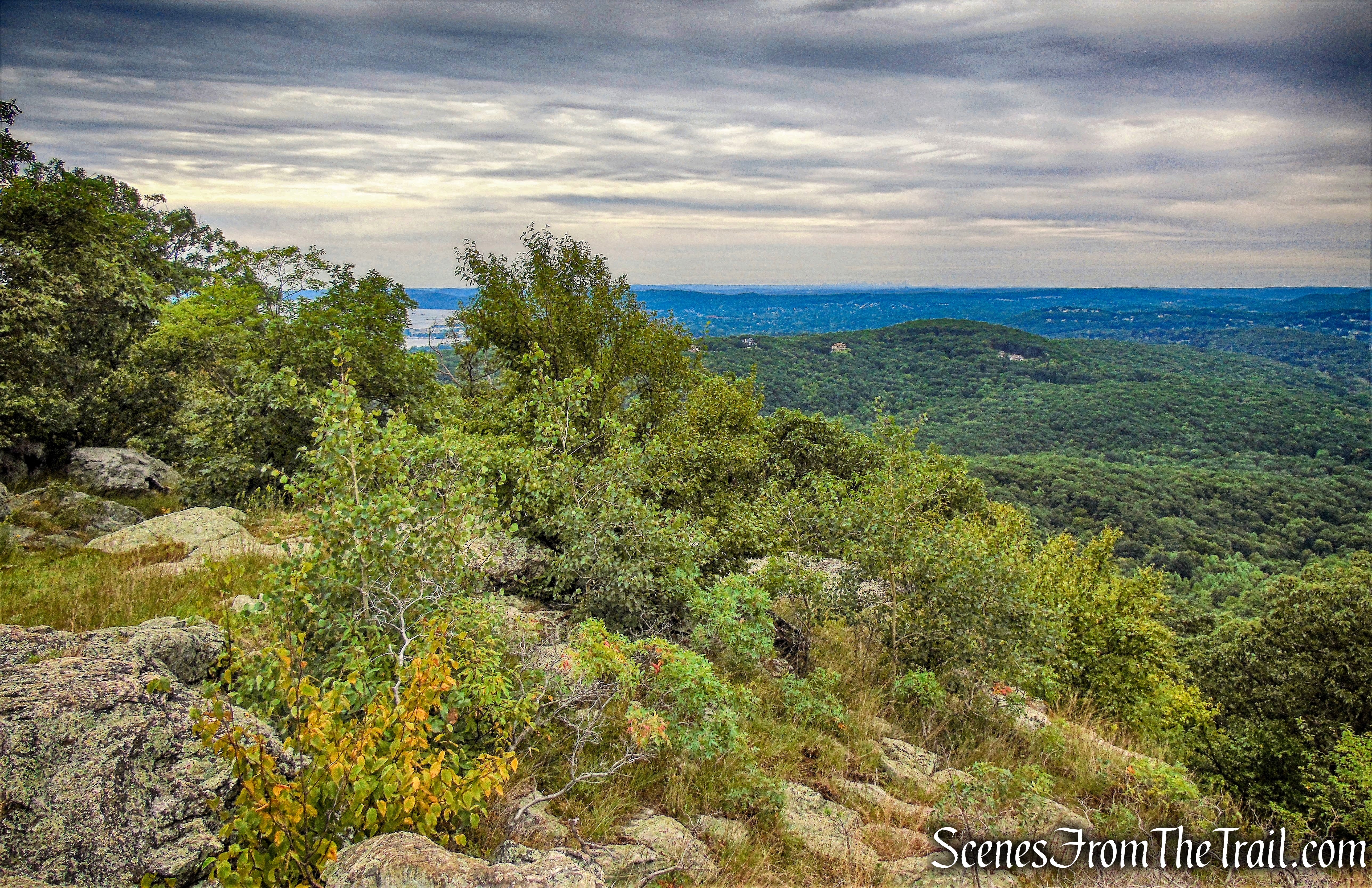 view of Buckberg Mountain from the summit of The Timp
