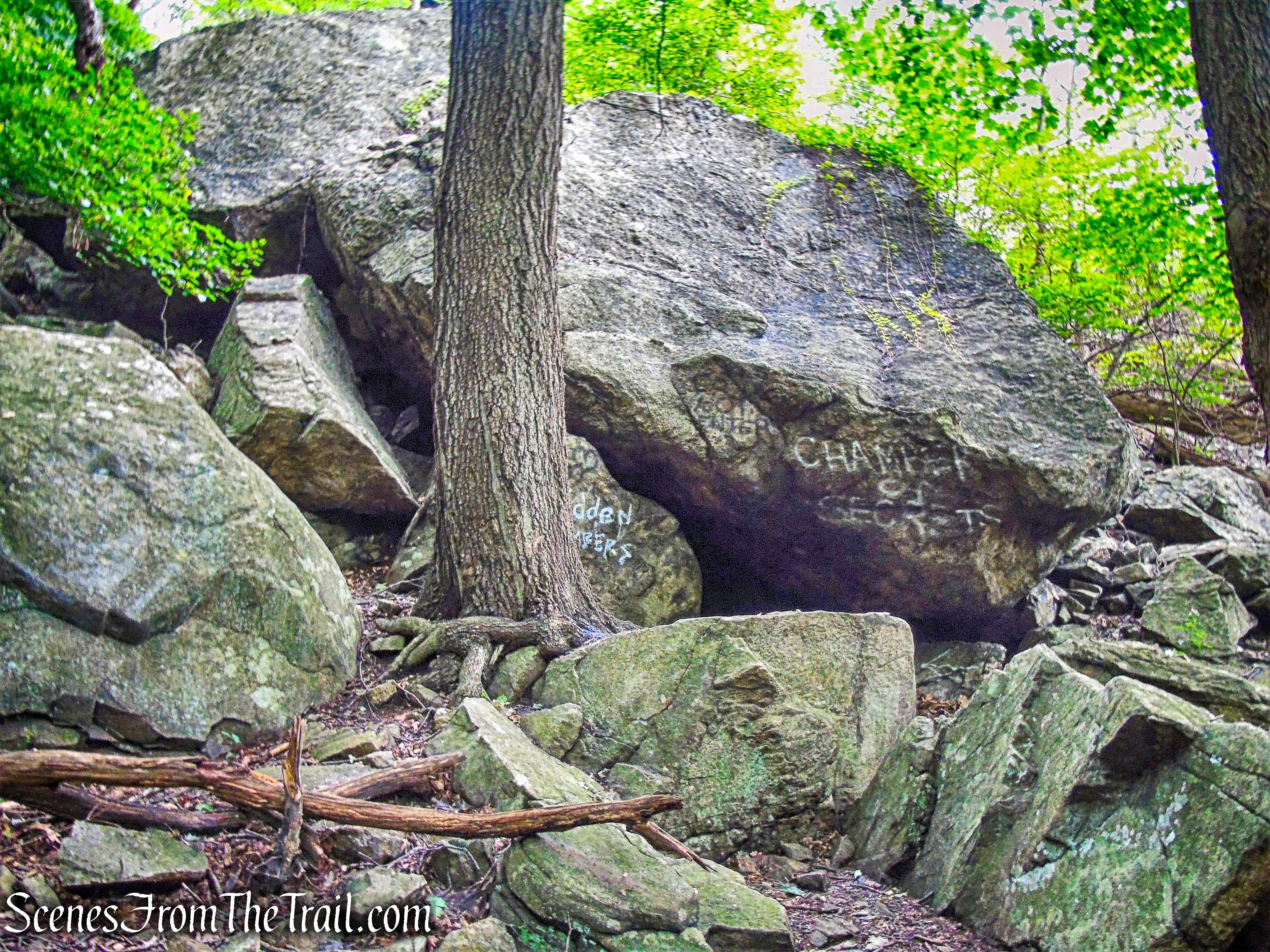 rock cave - Butter Hill Trail