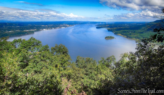 view north from the Stillman Trail