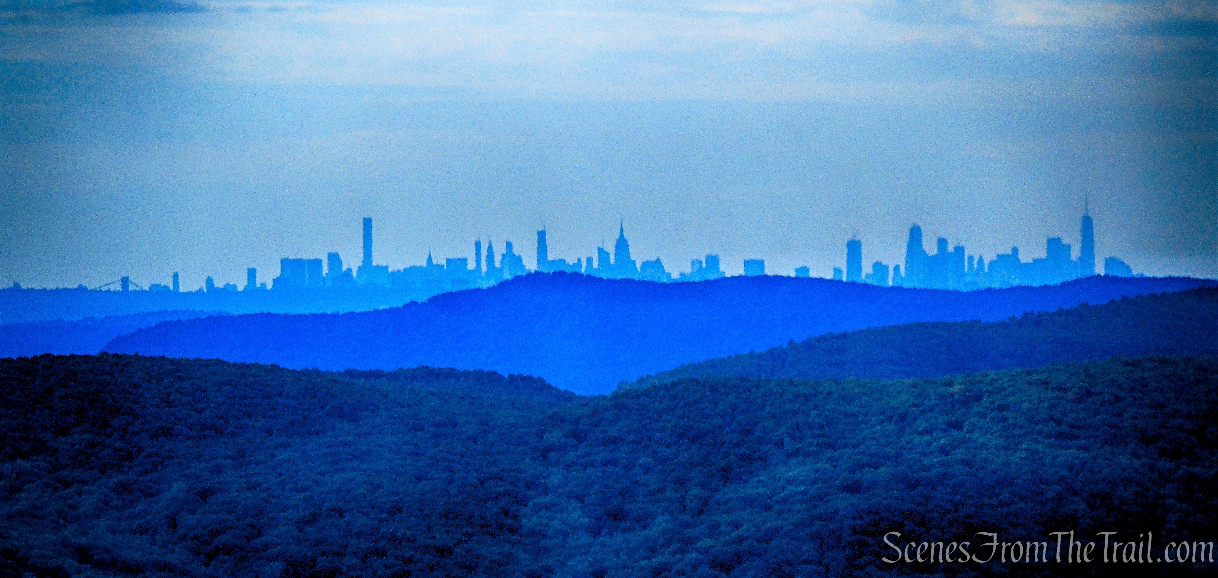 south-facing view - Washburn Trail