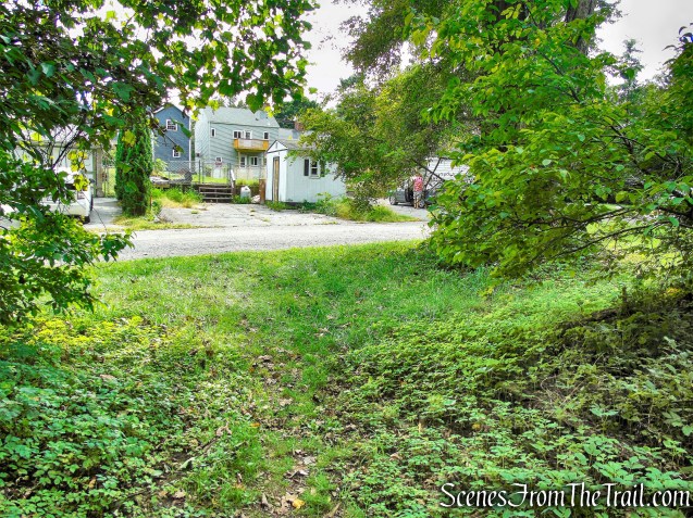 terminus of Nelsonville Footpath