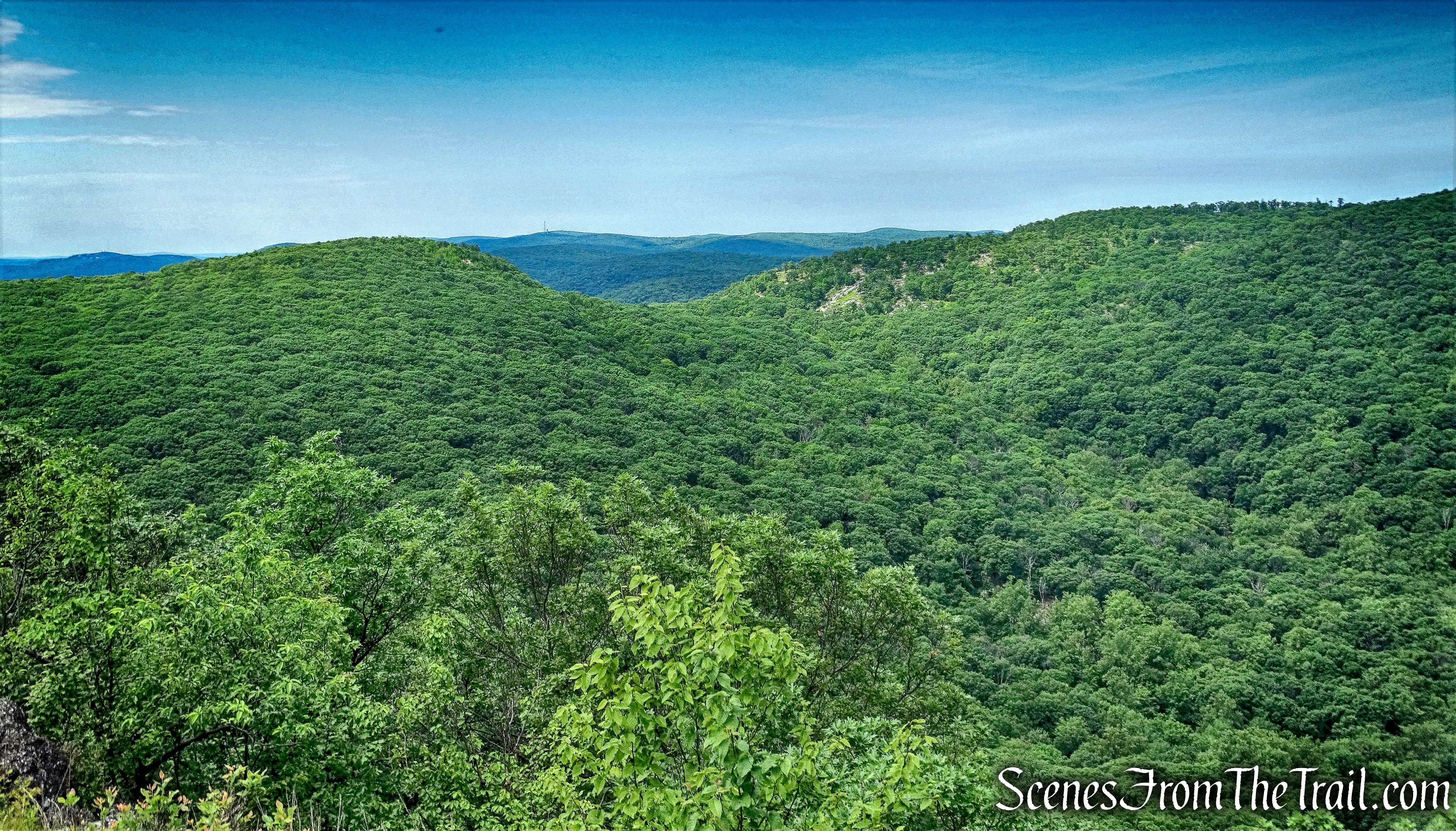 The Timp on the left and West Mountain on the right, as viewed from Bald Mountain