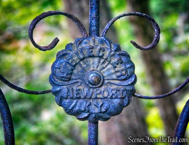 wrought iron gate - River Trail