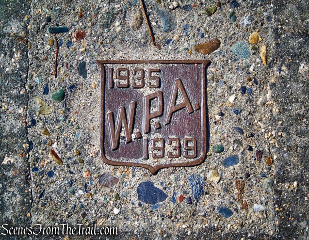 W.P.A. plaque
