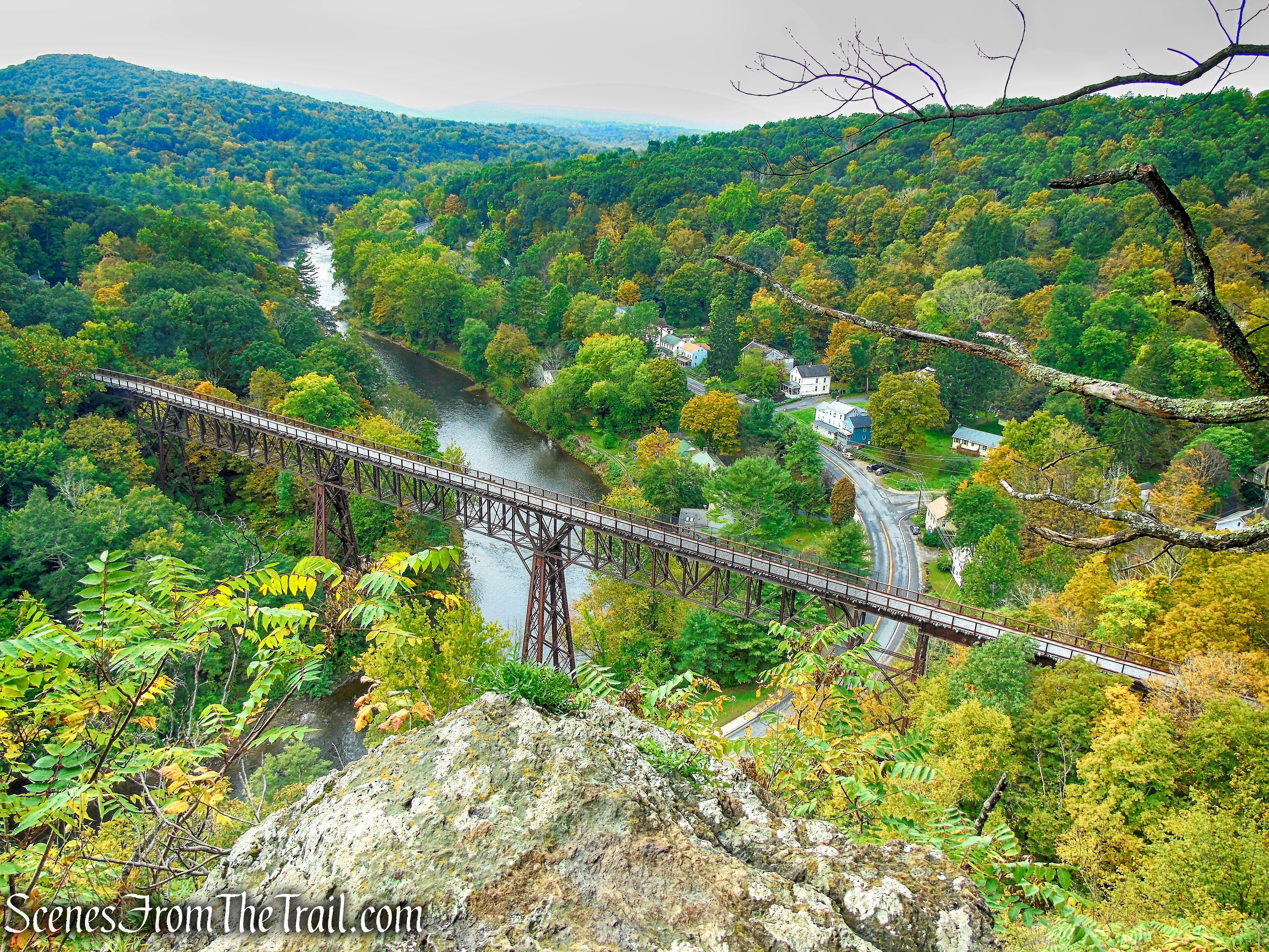 Rosendale Trestle as viewed from Joppenbergh Mountain