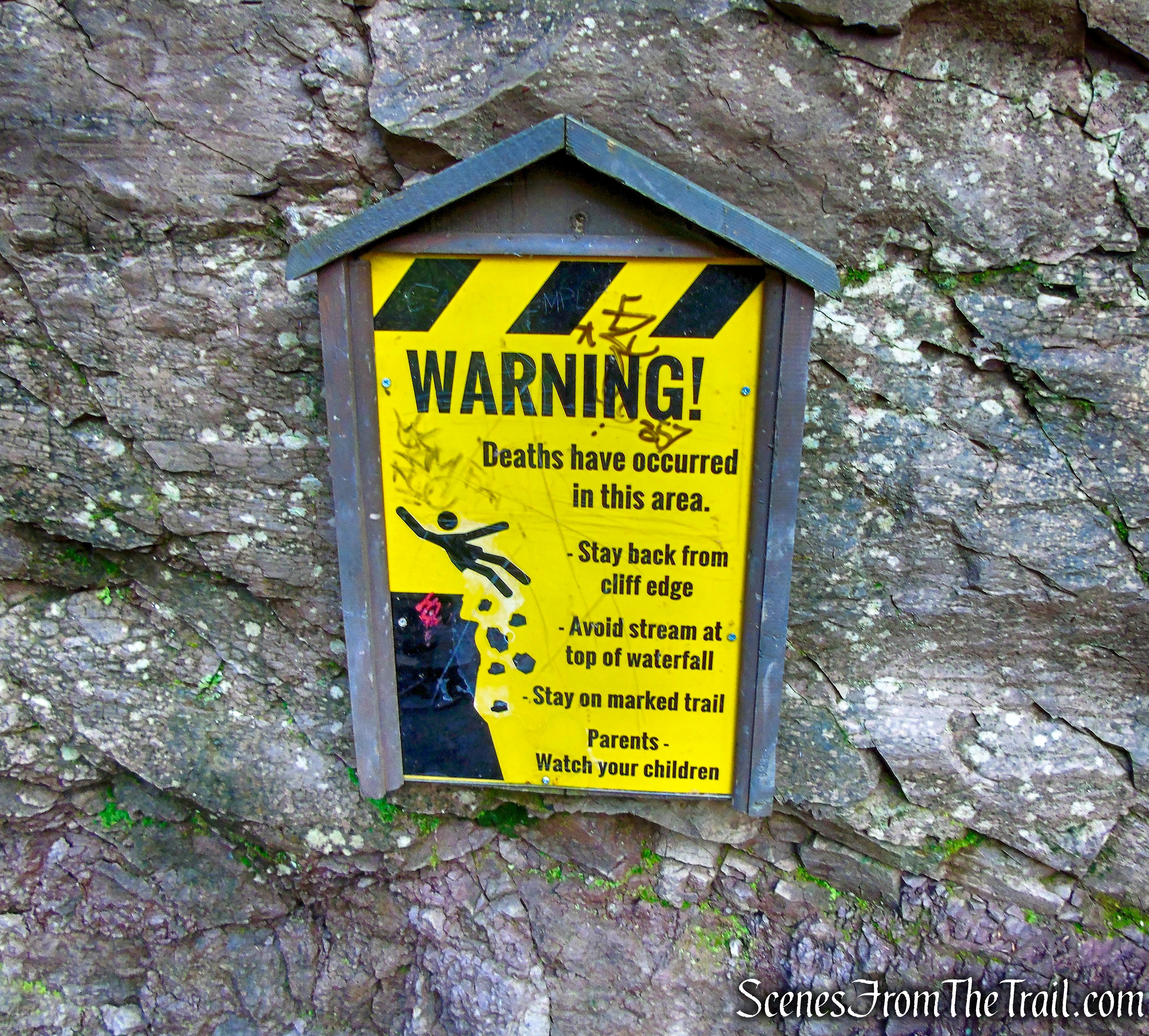 middle falls trail