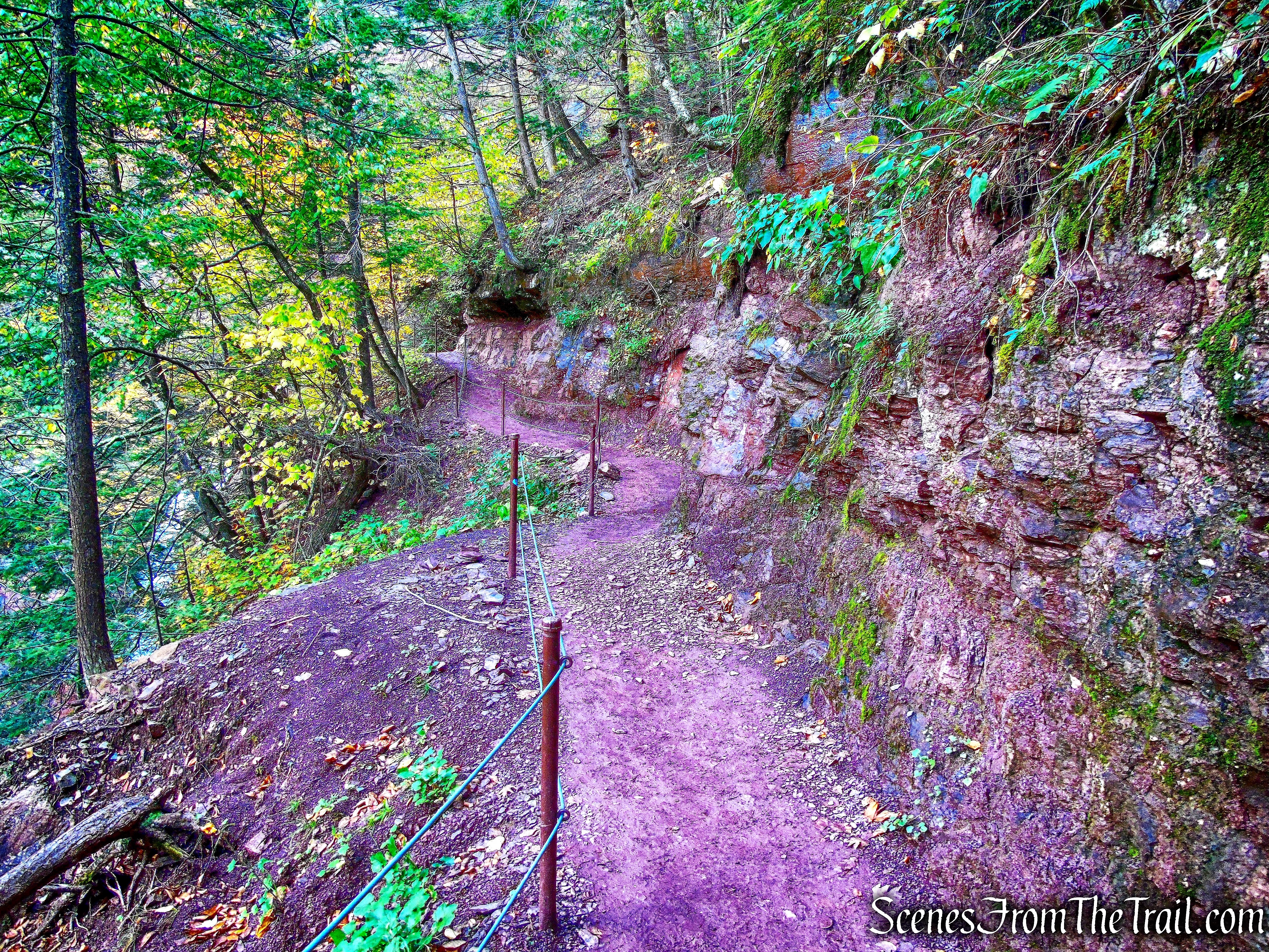 middle falls trail