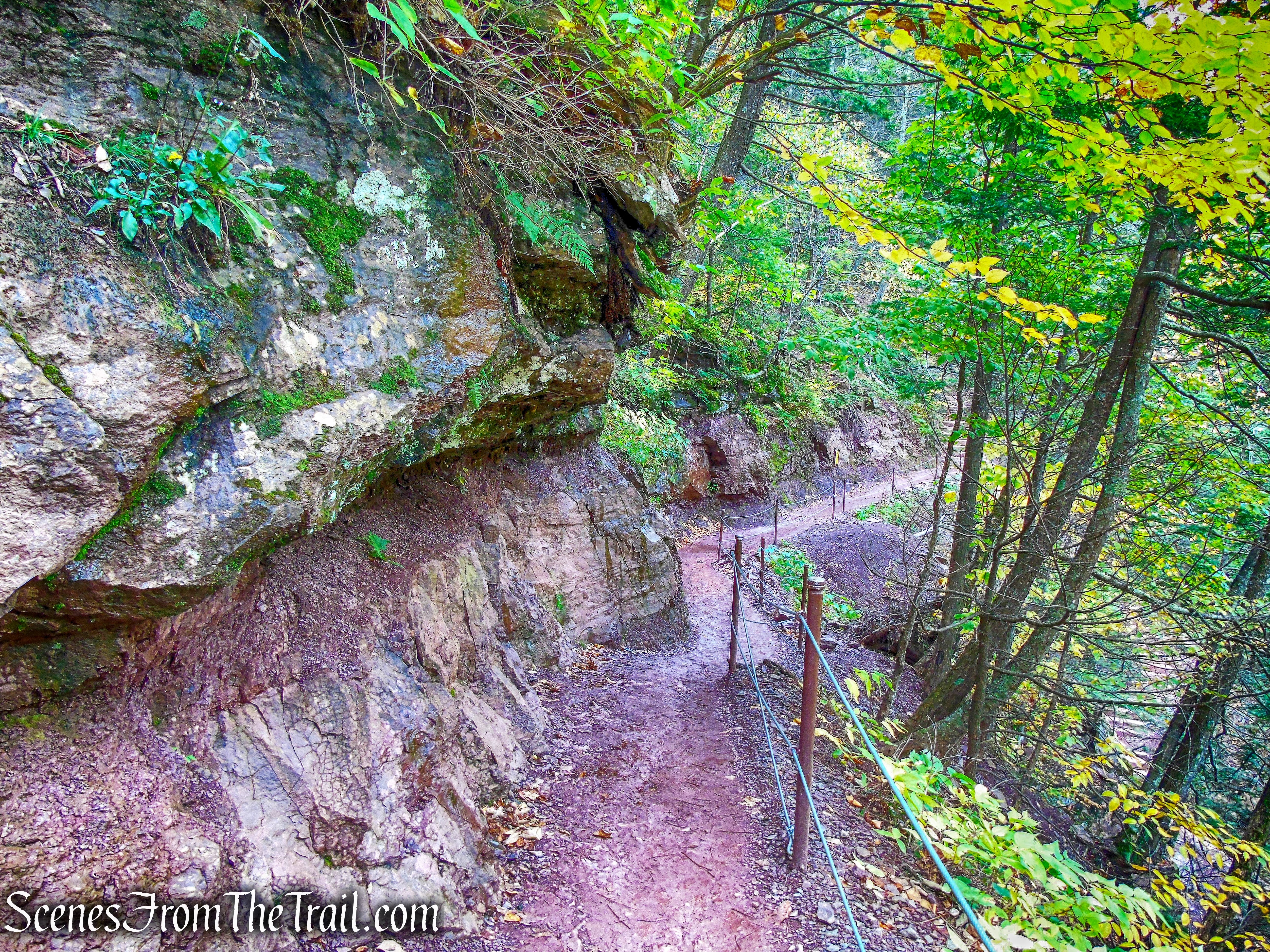 middle falls trail