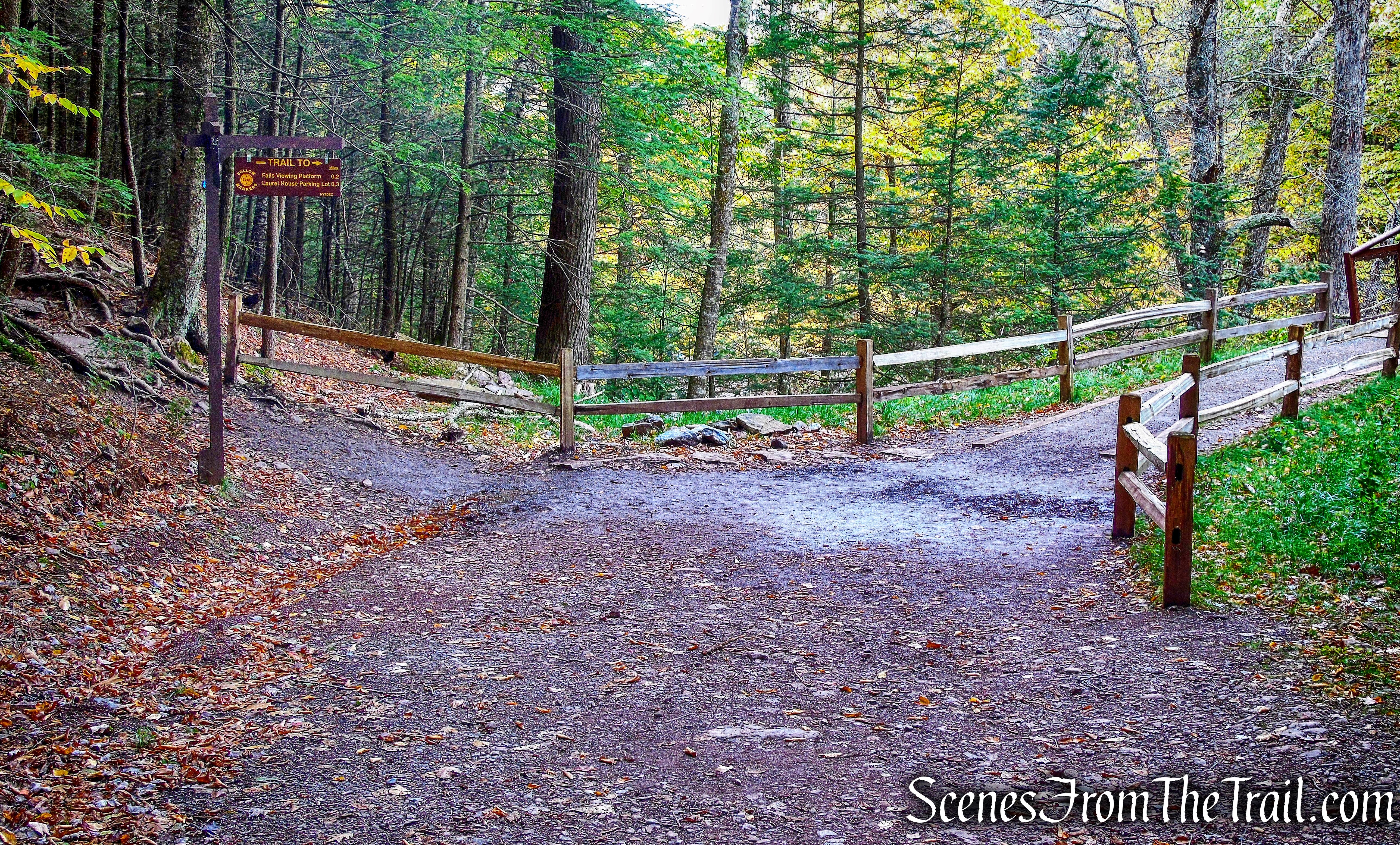 turn right on Kaaterskill Falls Trail