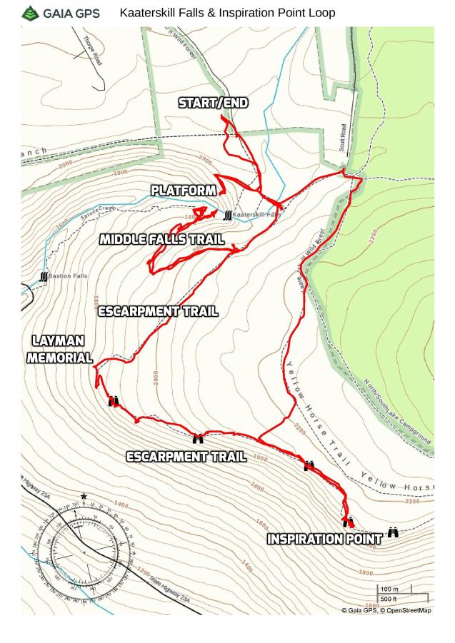 Kaaterskill Falls & Inspiration Point Loop