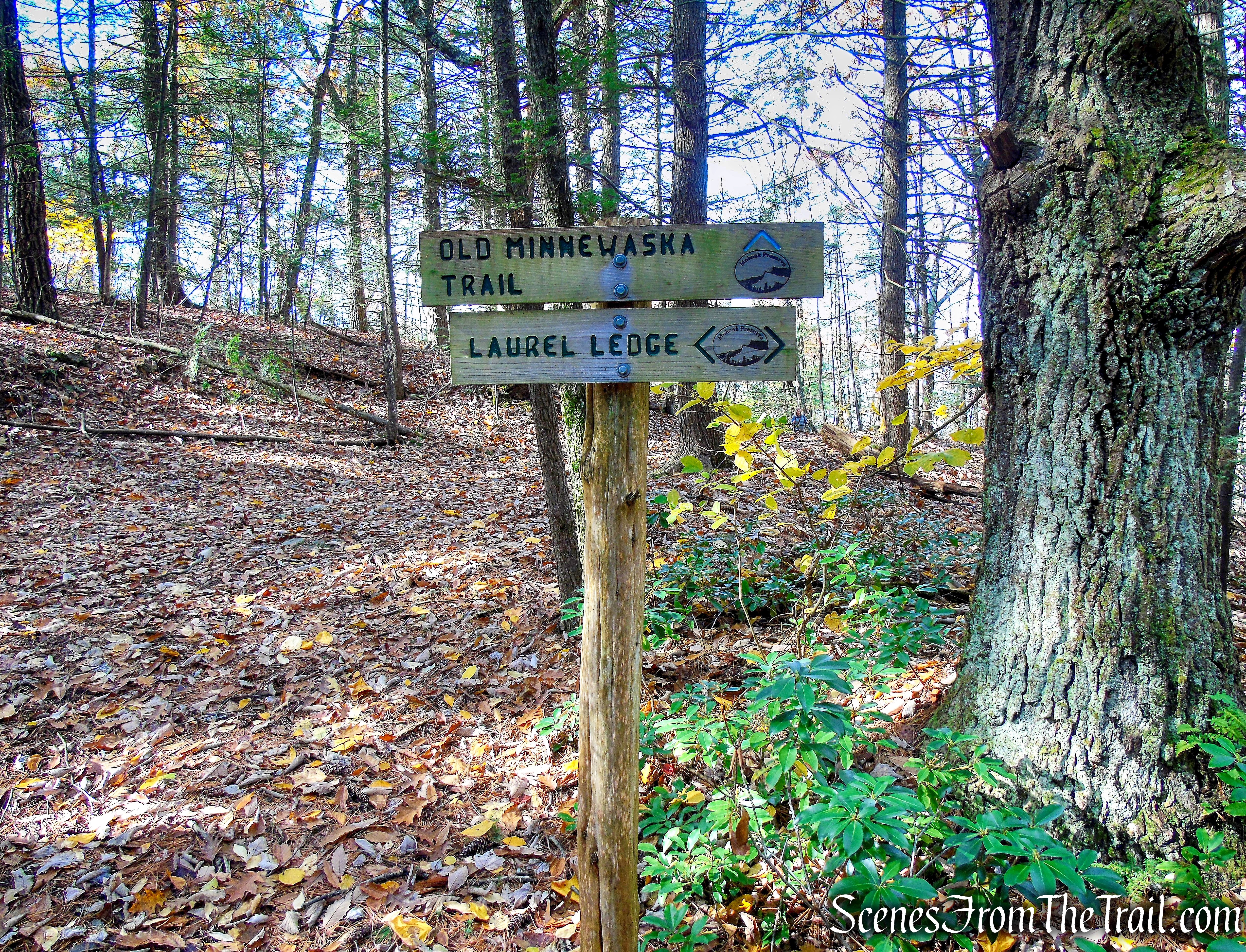 terminus of Old Minnewaska Trail
