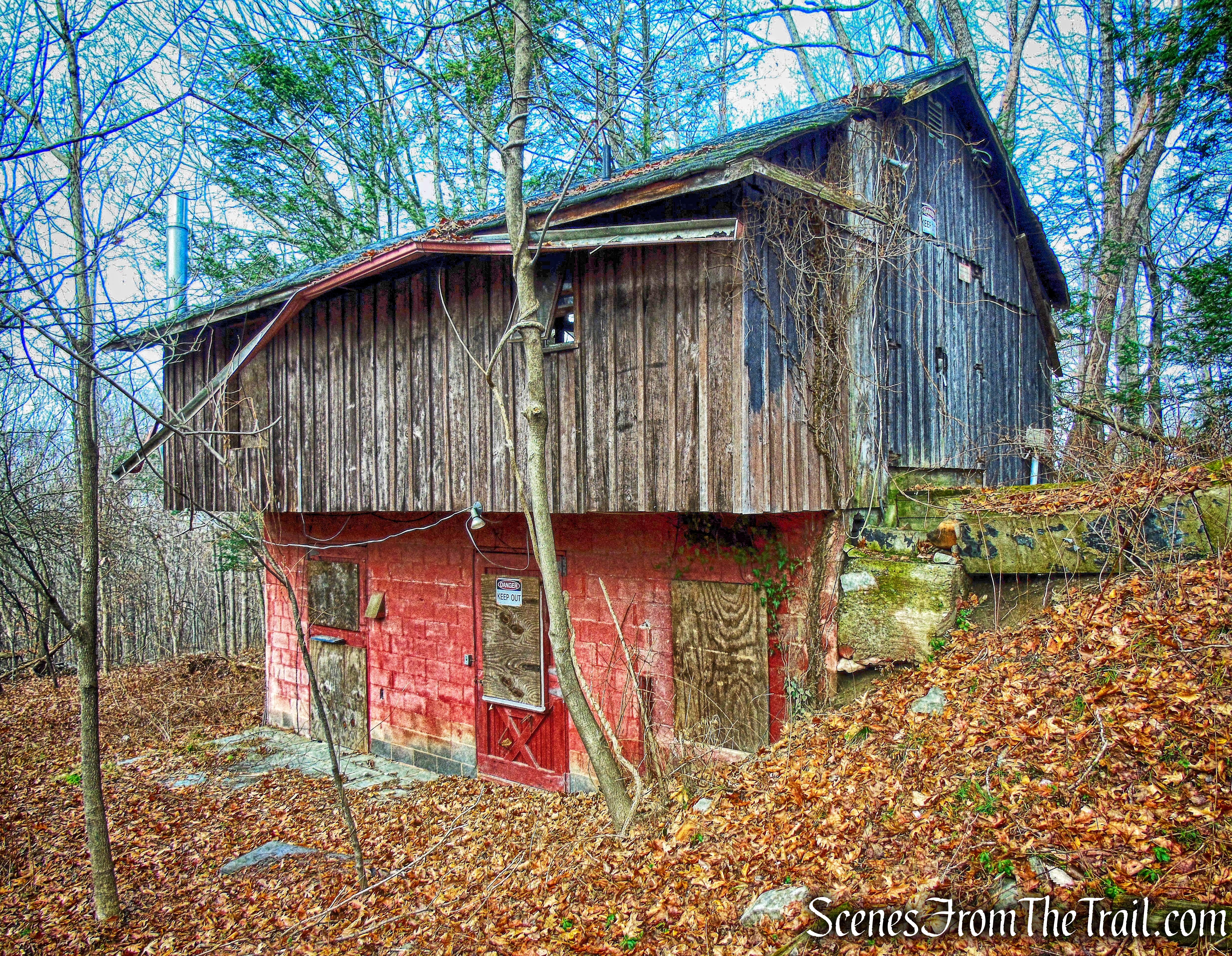 barn ruins near Top Cottage