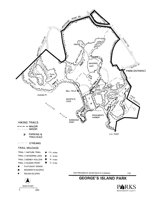 George's Island Park Trail Map