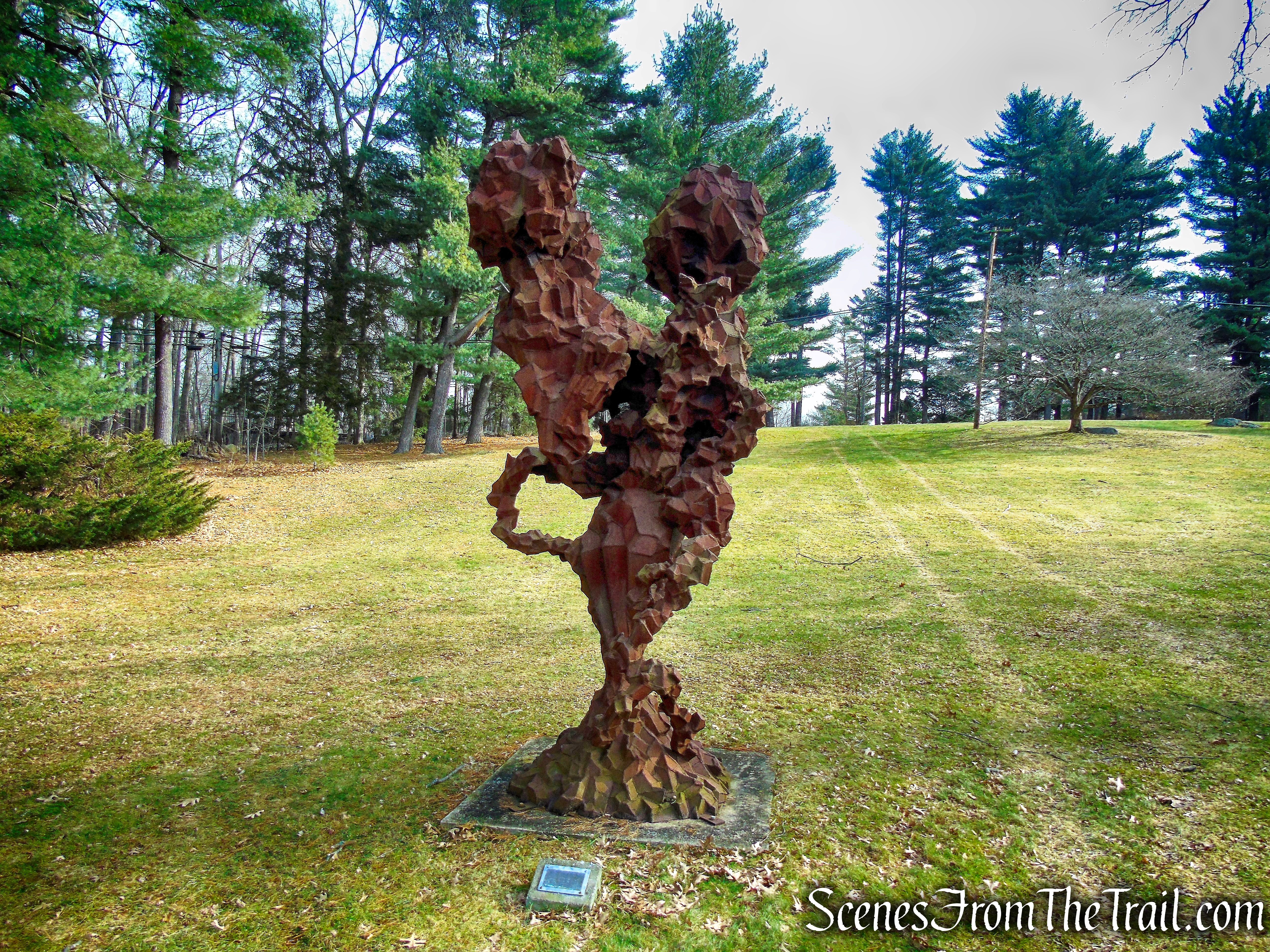 steel sculpture - Hart's Brook Park and Preserve