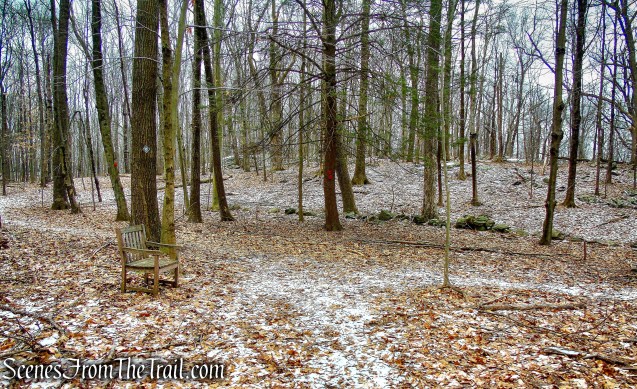 turn right on Red Trail - Hearst-Mead Preserve