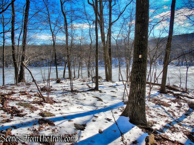 rock outcrop overlooking the marsh - Doris Duke Trail