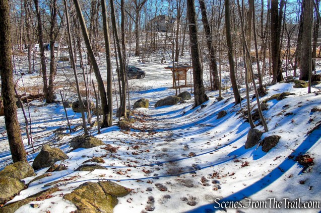 back to the parking area - Doris Duke Trail