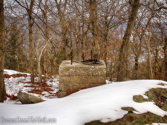 concrete footing for airway beacon