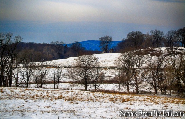 view west from field