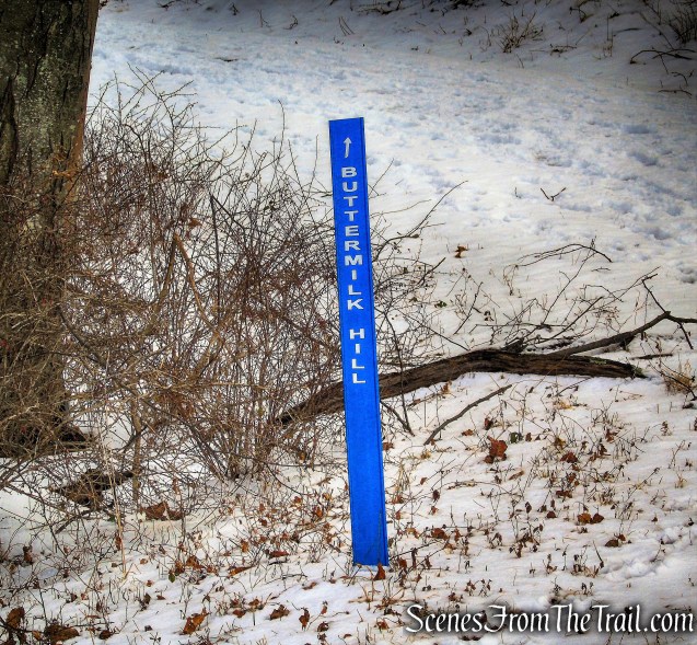 turn left on Buttermilk Hill