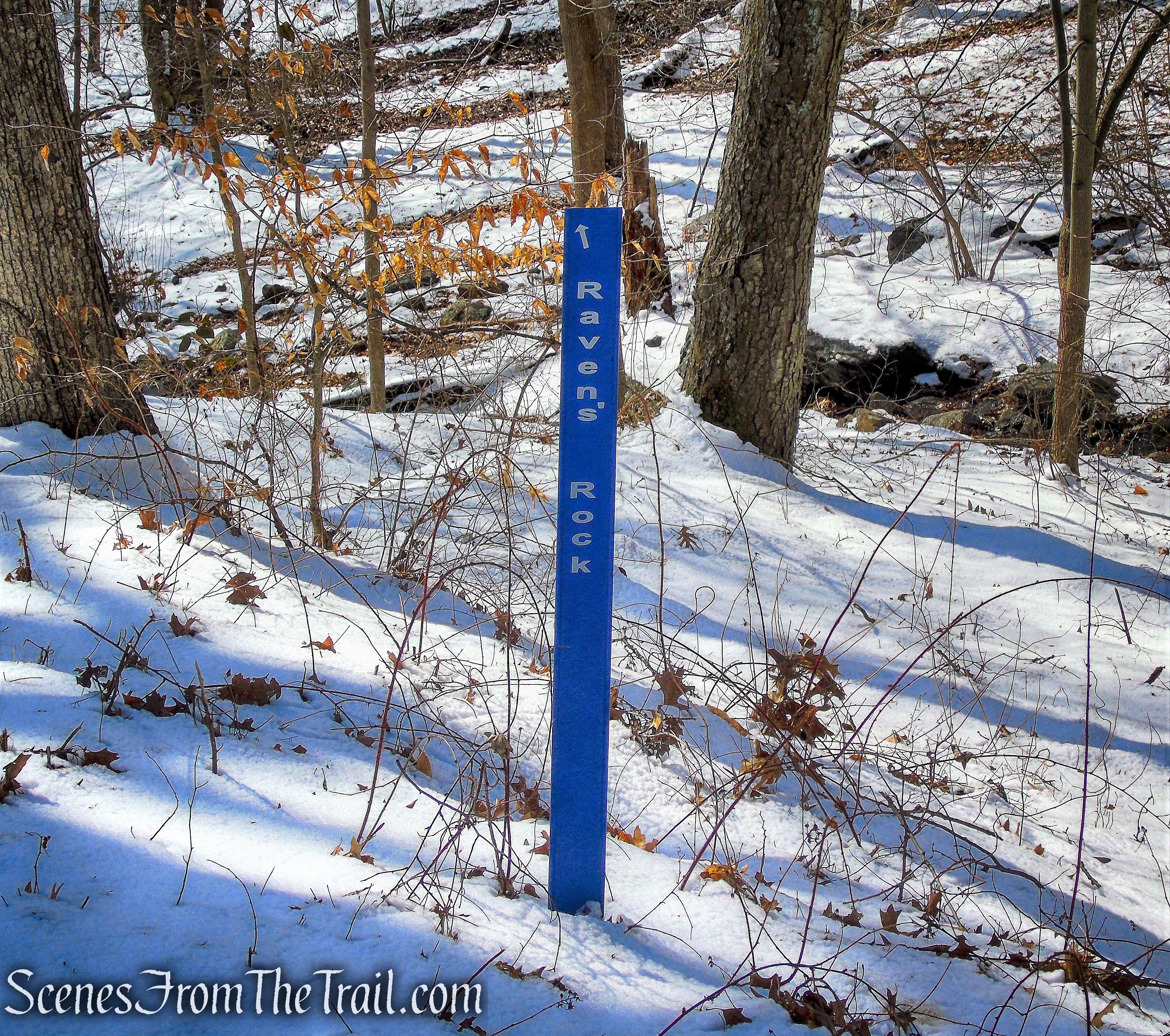 turn left on Raven's Rock