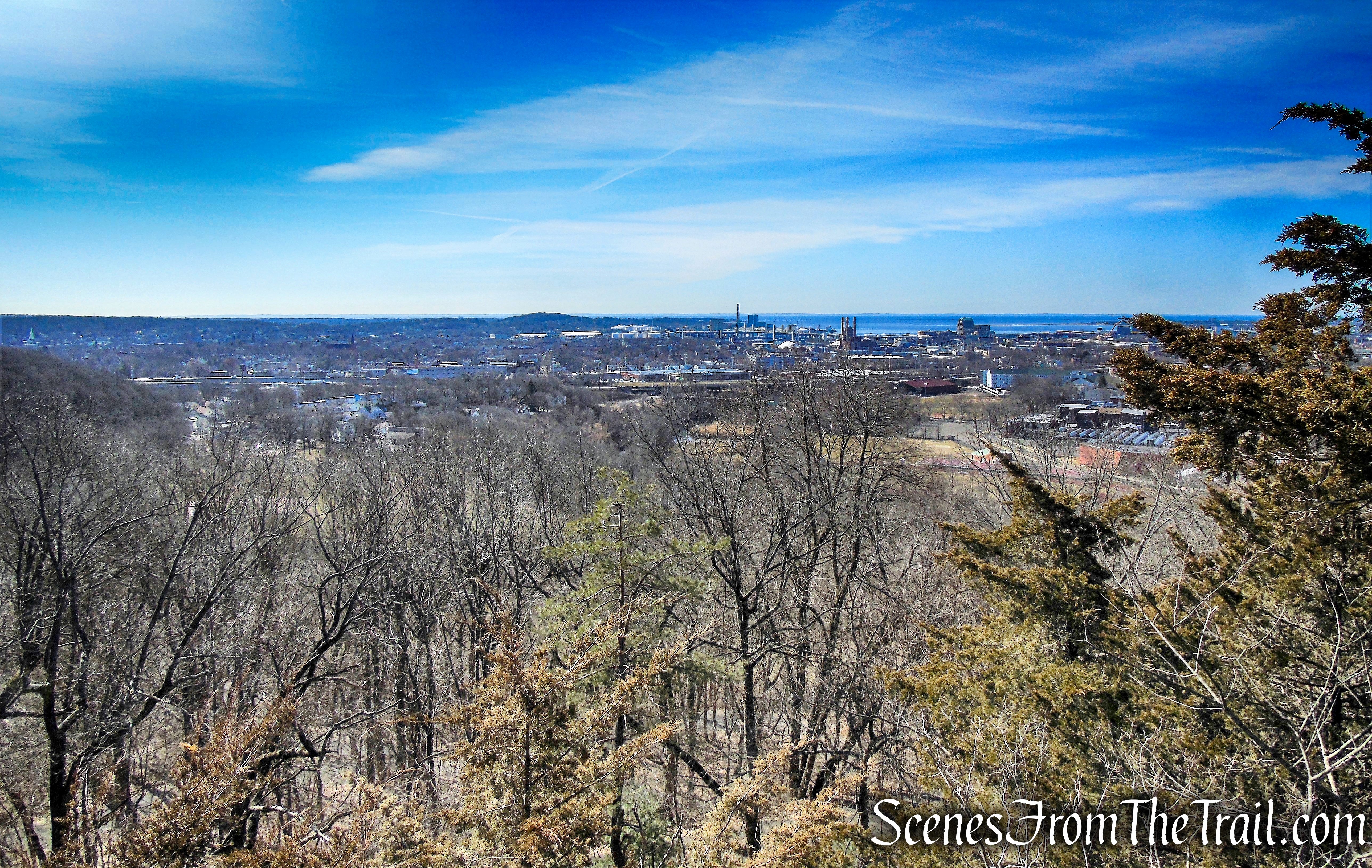 view south from Giant Steps Trail - Yellow Trail