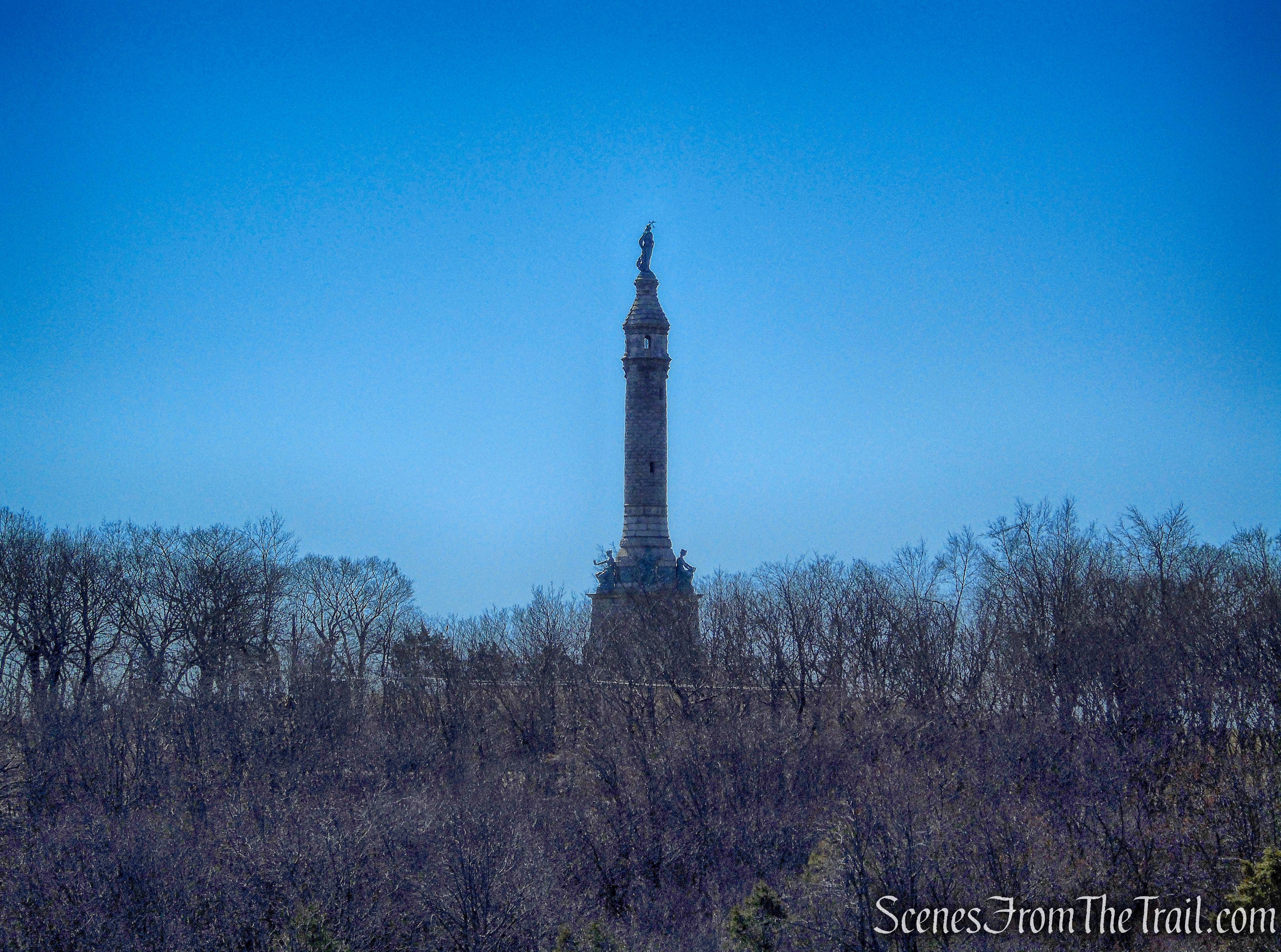viewpoint at Whitney Peak - Yellow Trail - East Rock Park