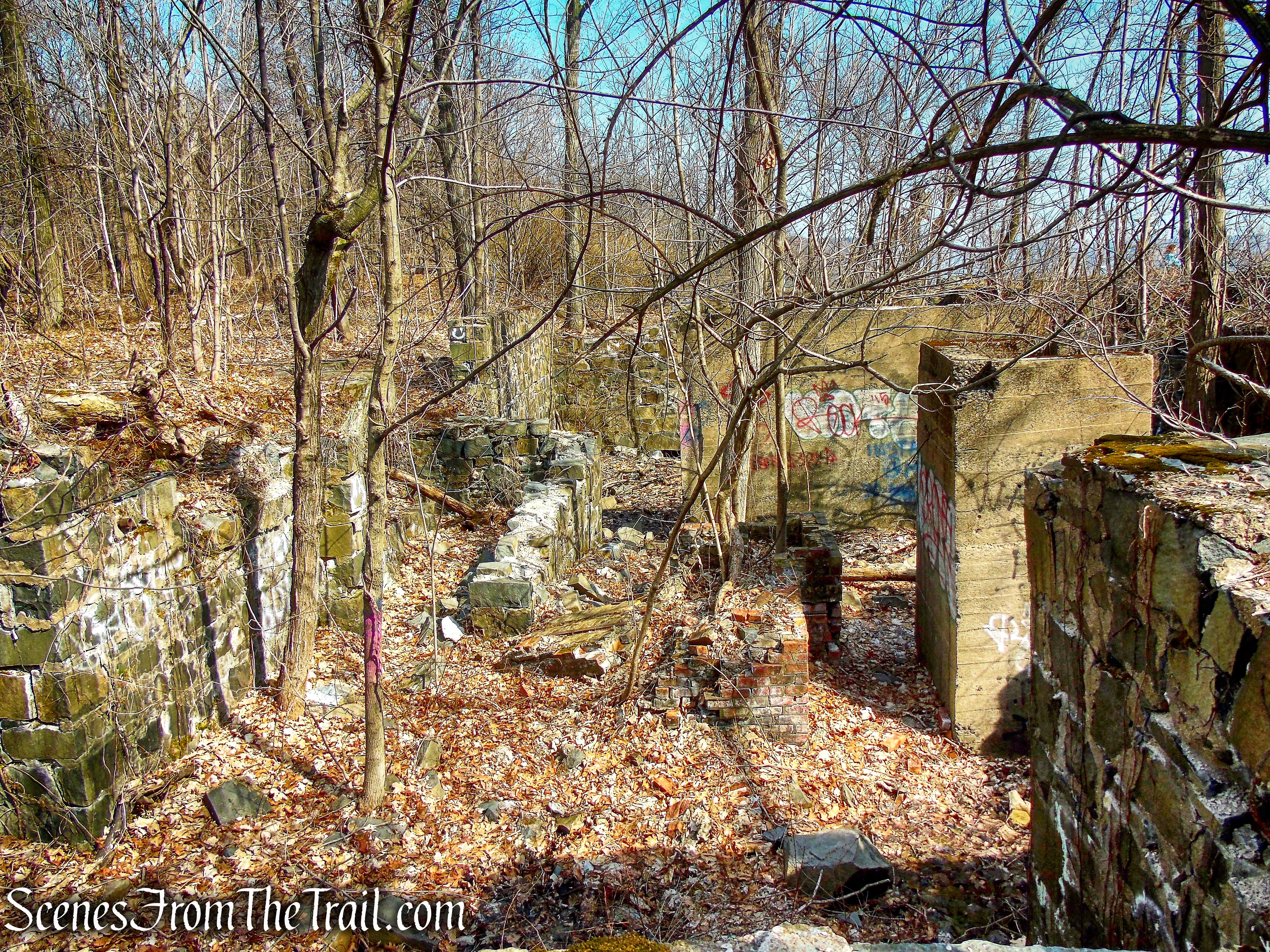 Fokker ruins on the Long Path