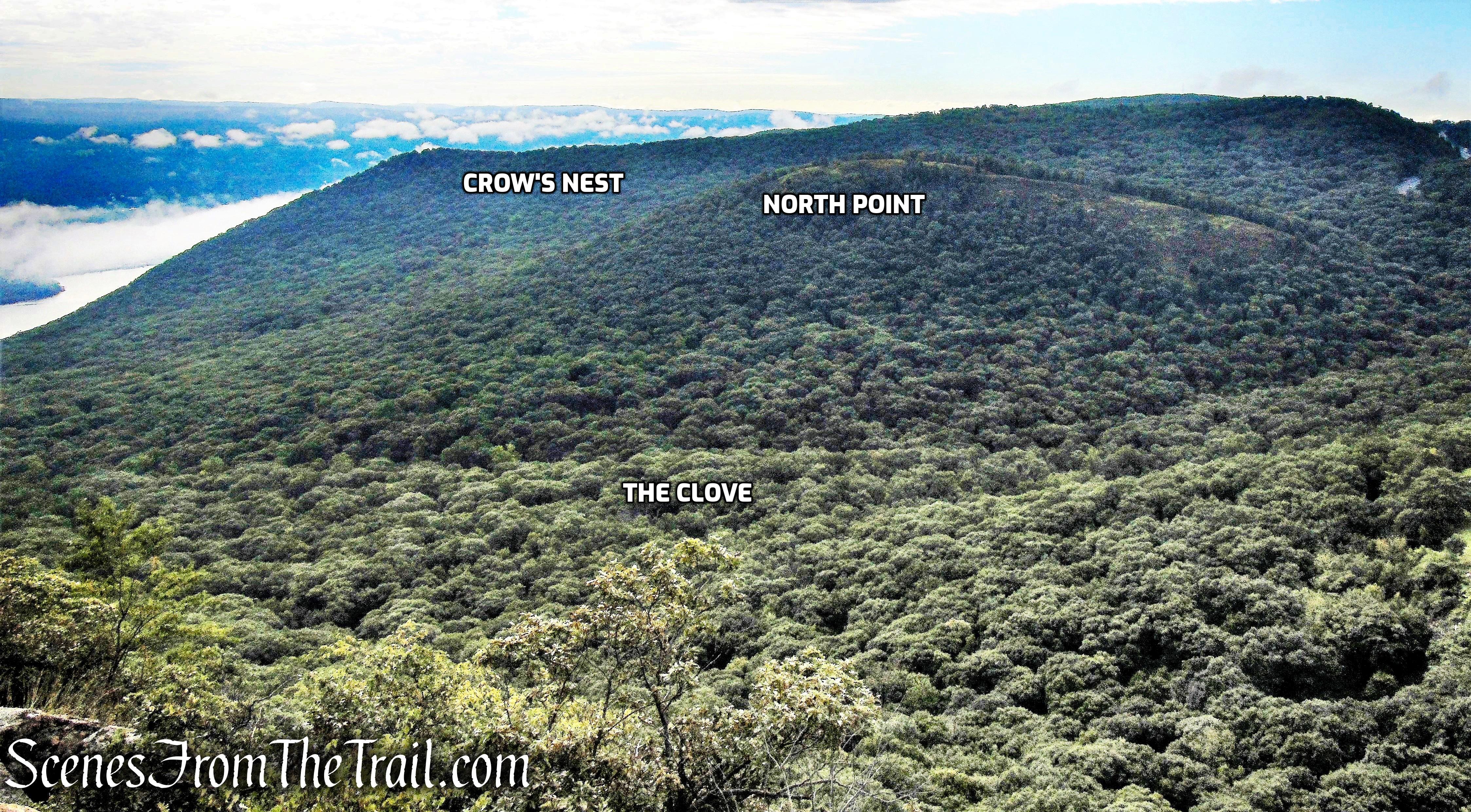Crow's Nest Mountain as viewed from Butter Hill