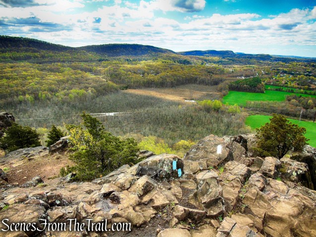 view southeast from Mattabesett Trail - Chauncey Peak