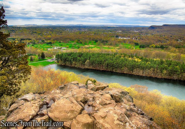 Crescent Lake from Mattabesett Trail - Chauncey Peak