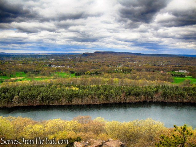 Crescent Lake from Mattabesett Trail - Chauncey Peak