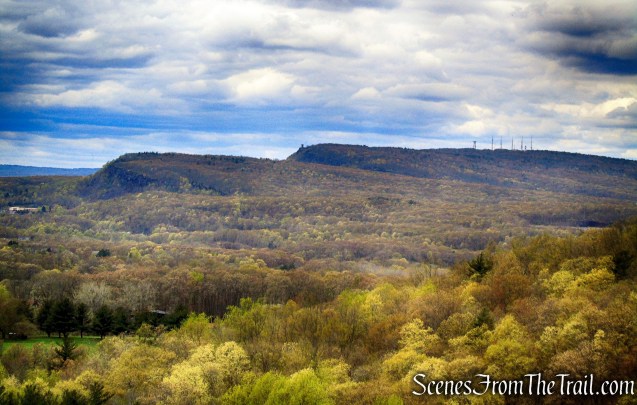 view west from Mattabesett Trail - Chauncey Peak