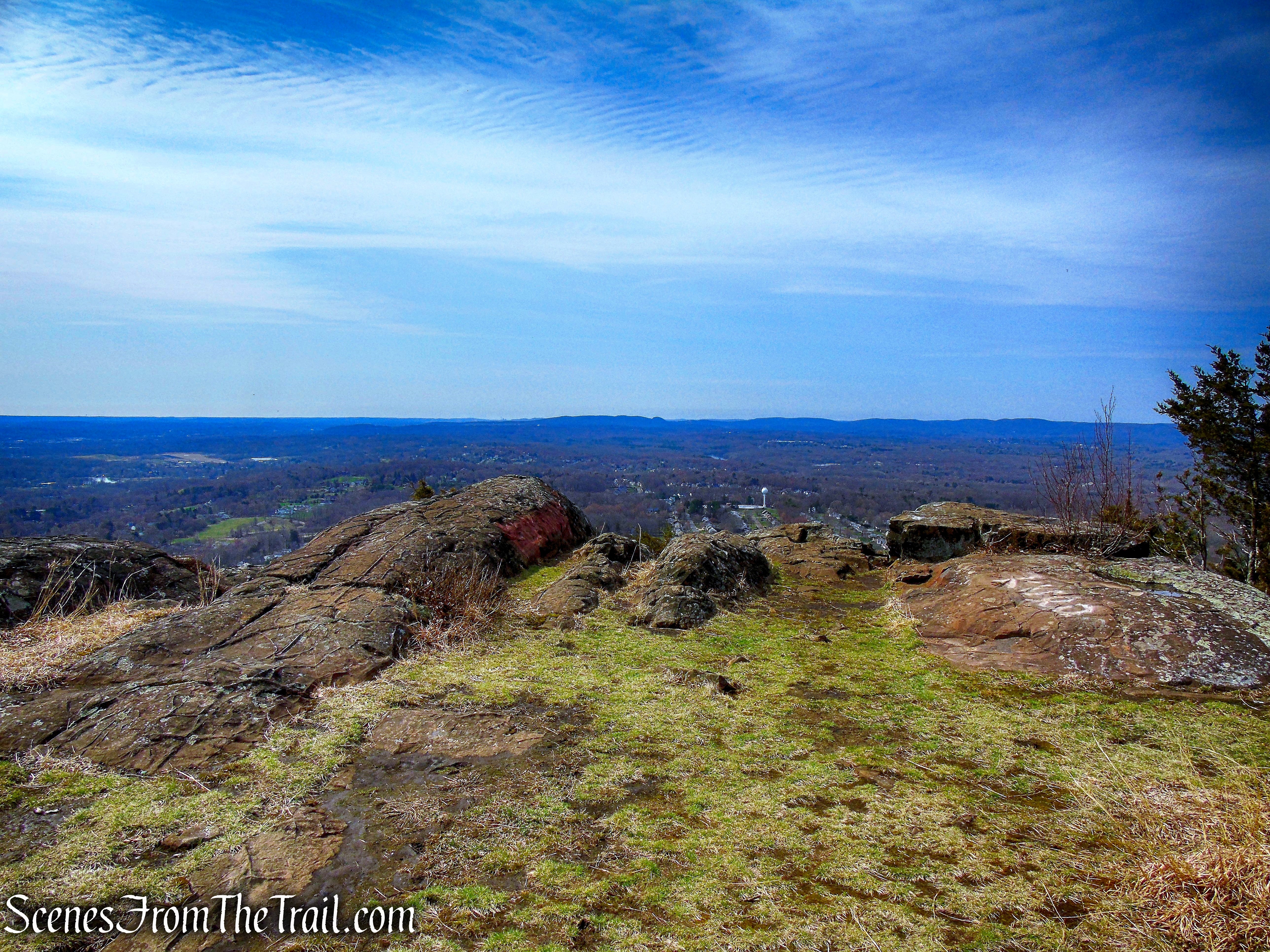 view south - Metacomet Trail - Hubbard Park